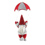 Adornos de muñecas sin rostro adornic santa claus adornados decoración de ventana de Navidad