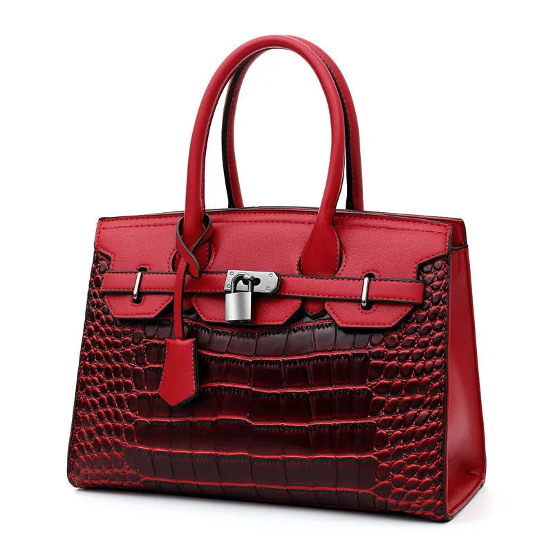 Trendy crocodile pattern Cooperate Work Handbag for Ladies - EX-STOCK CANADA