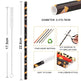 40 Pack Of 9 Inch BPA-Free Halloween Reusable Straws With Colorful Stripe Print Hard Straws For Mason Jars, Mason Glasses, Home Or Party Use, Comes With A Cleaning Brush-Selling On Amazon Is Prohibite - EX-STOCK Canada