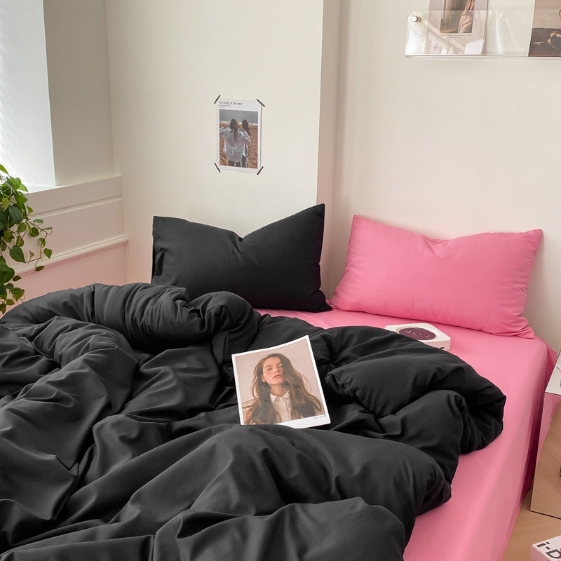 Four-piece Cotton Bed Sheet Duvet Cover Duvet Cover Bedding EX-STOCK Canada 