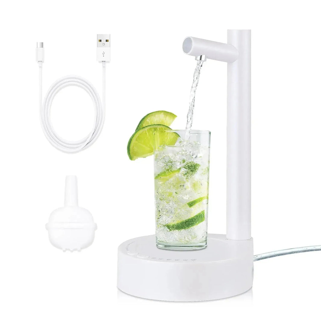 Smart Desktop Table Water Dispenser Pump Water Discharge Adjustable Portable Detachable USB Charging