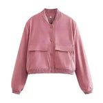 Fall Single Breasted  Cashmere Cropped Jacket for women - EX-STOCK CANADA
