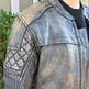 Unik International Men's Reflective Stripe Motorcycle Jacket 