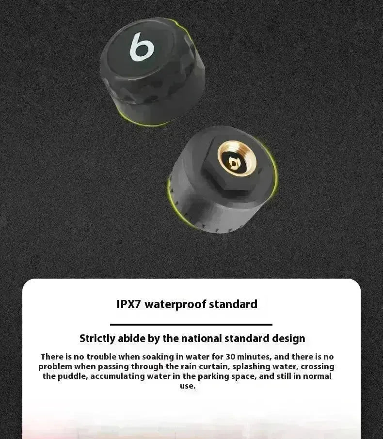 Automobile Vehicle Intelligent Power USB Tire Pressure sensor Monitoring System - EX-STOCK CANADA