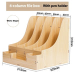 Minimalist Wooden Desk Organizer Office Table Organizer - EX-STOCK CANADA