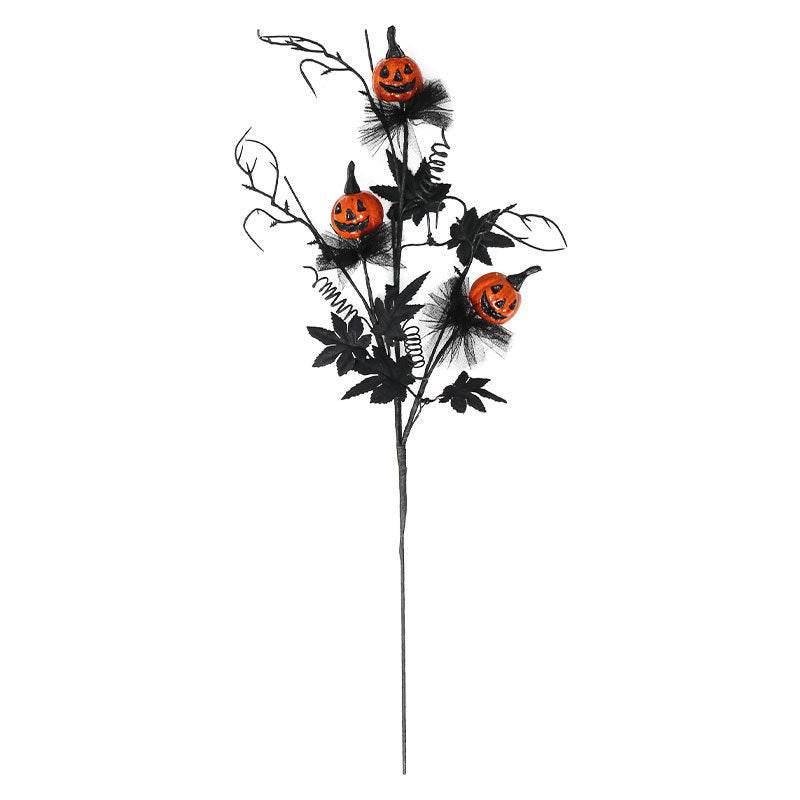 Halloween Decorations Black Horror Pumpkin Twig Cutting Bouquet EX-STOCK