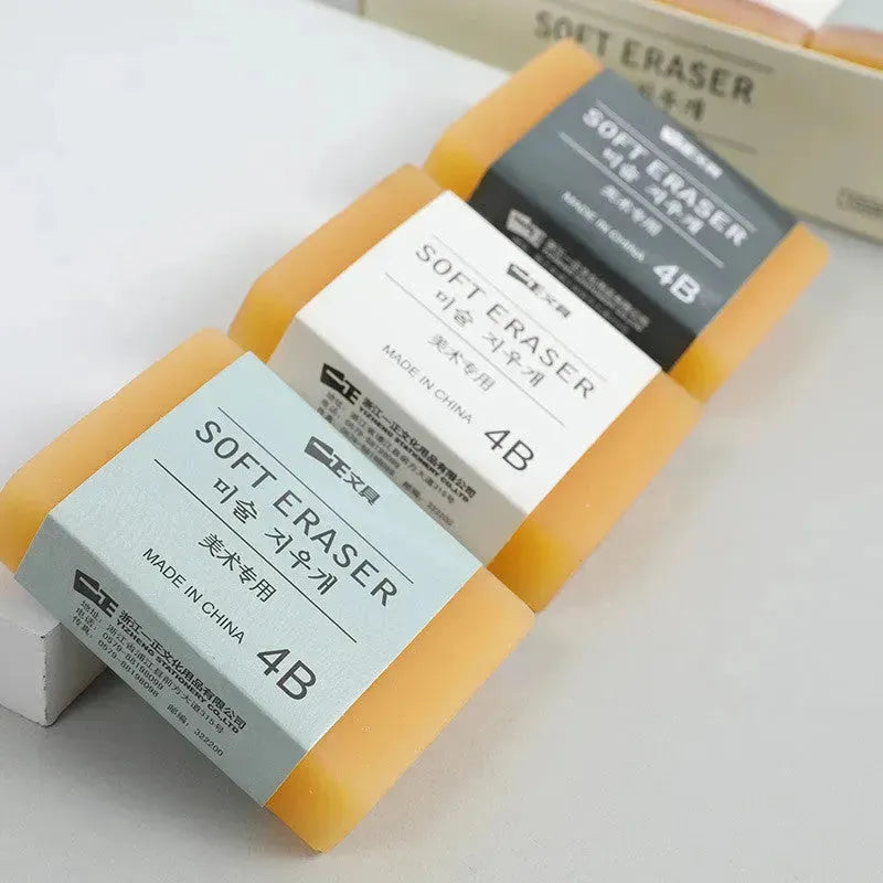 High Quality 4B Pencil Eraser Big Art Plastic Rubber for Artist Pencil Sketch Student Stationery Eraser School Office Supply - EX-STOCK CANADA