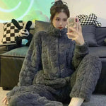 Pajama de amor de lana de invierno para mujeres