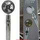 Shower Head Water Saving Flow 360 Degrees Rotating With Small Fan ABS Rain High Pressure Spray Nozzle Bathroom Accessories EX-STOCK Canada 
