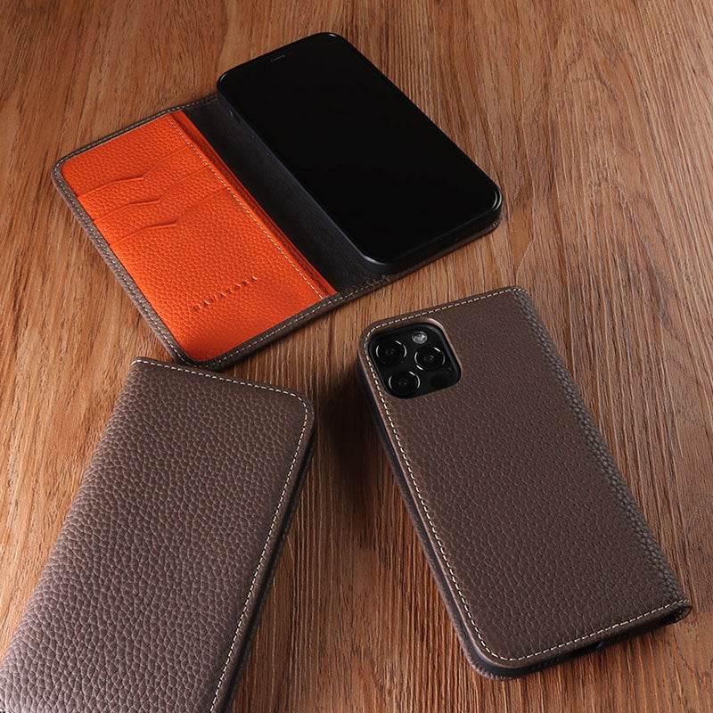 Applicable Leather Case Drop-resistant Flip Cover EX-STOCK Canada 
