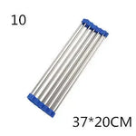 Folding Kitchen Drain Sink Rack Stainless Steel sink caddies