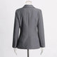 V-neck Lace-up Single-breasted Design Blazer For Women - EX-STOCK CANADA