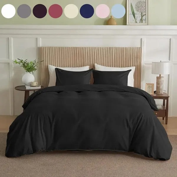 Serta Simply Clean Solid Duvet Cover King EX-STOCK Canada 
