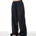 American Vintage Stripe Machete Wide-leg Casual Baggy Trouser Pants Women - EX-STOCK CANADA