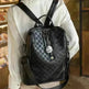Fashion Checkerboard Backpack Casual Shoulder Bag All-match Shopping Travel Bags For Women - EX-STOCK CANADA