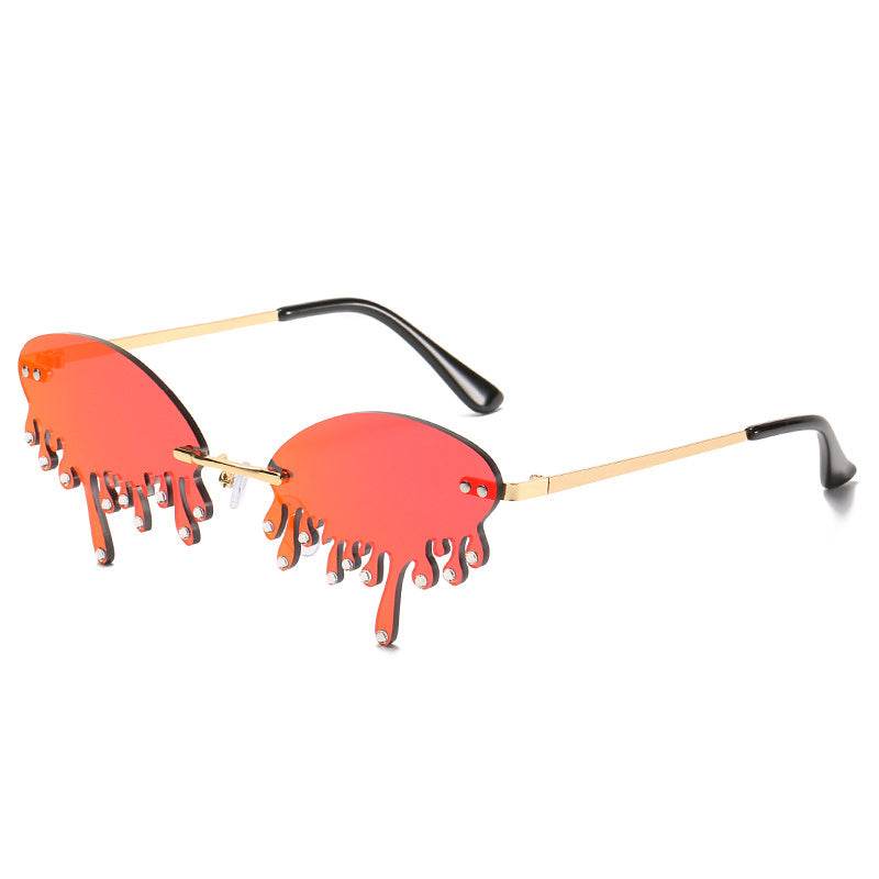 Sunglasses Personality Tear-shaped Visor Glasses EX-STOCK Canada 