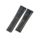 22mm 24mm Black Brown Blue Bamboo Grain Cowhide Watch Strap - EX-STOCK CANADA