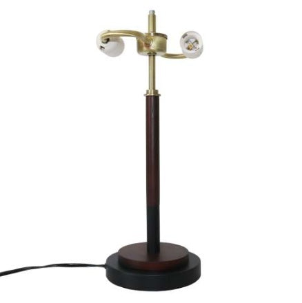 High Quality Hotel European Modern Bed Side Nightstand Decorative Led Table Desk Lamp, Cosmiclume Black Umbrella Shaped Table Lamp - Walnut - Bronze 110V EX-STOCK