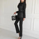 Formal Business Women Set New Striped Blazer Slim Pant suit 2pcs - EX-STOCK CANADA