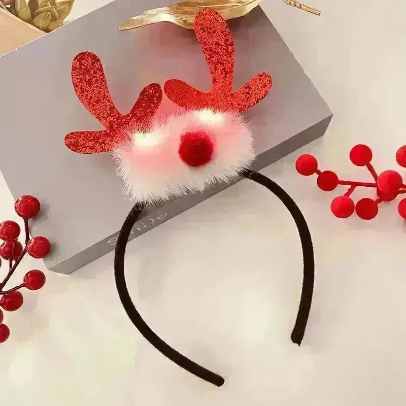 Christmas With Light Headband Snowflake Women's - EX-STOCK CANADA
