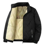Chaqueta de invierno acolchada de algodón de algodón para hombres