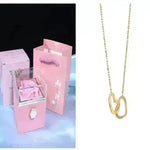 Rotating Soap Flower Rose Gift Box Creative Rotating Rose Jewelry Packaging Box Valentine's Day Gift For Women - EX-STOCK CANADA