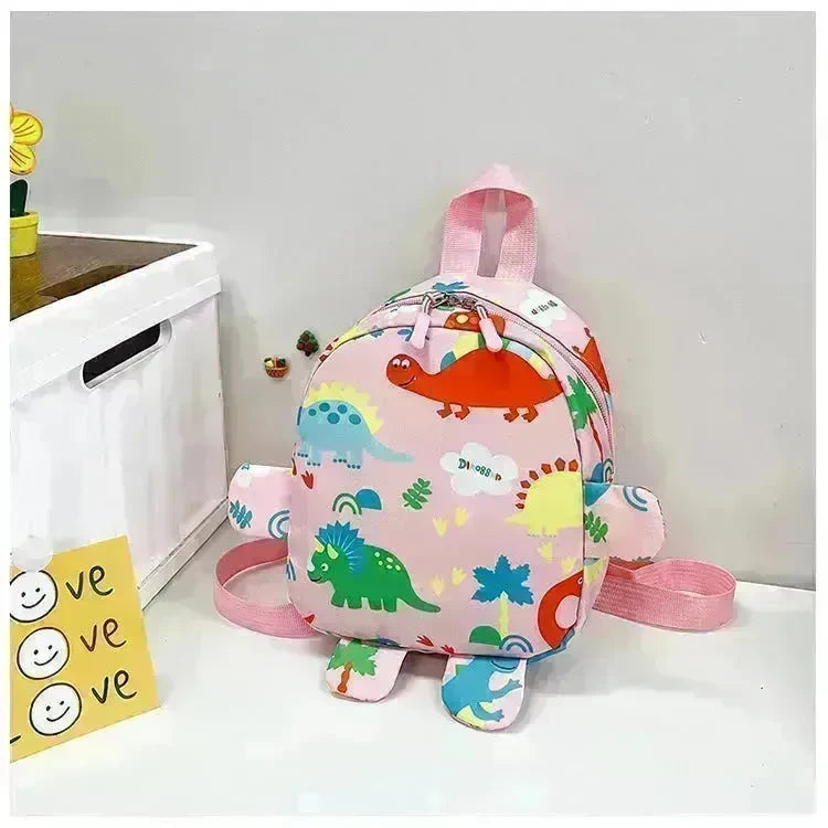 Cute Fashion Cartoon Little Dinosaur Children's Backpack Kindergarten Preschool School Backpack for Kids. - EX-STOCK CANADA