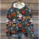 Print Christmas Holiday Casual Hoodie Sweater Pullover - EX-STOCK CANADA