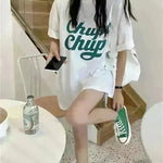 Street Fashion Oversized women round neck polo y2k fashion - EX-STOCK CANADA