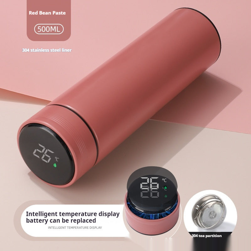 Smart Temperature Display High-grade Insulated Bottle Portable Large Capacity EX-STOCK Canada 