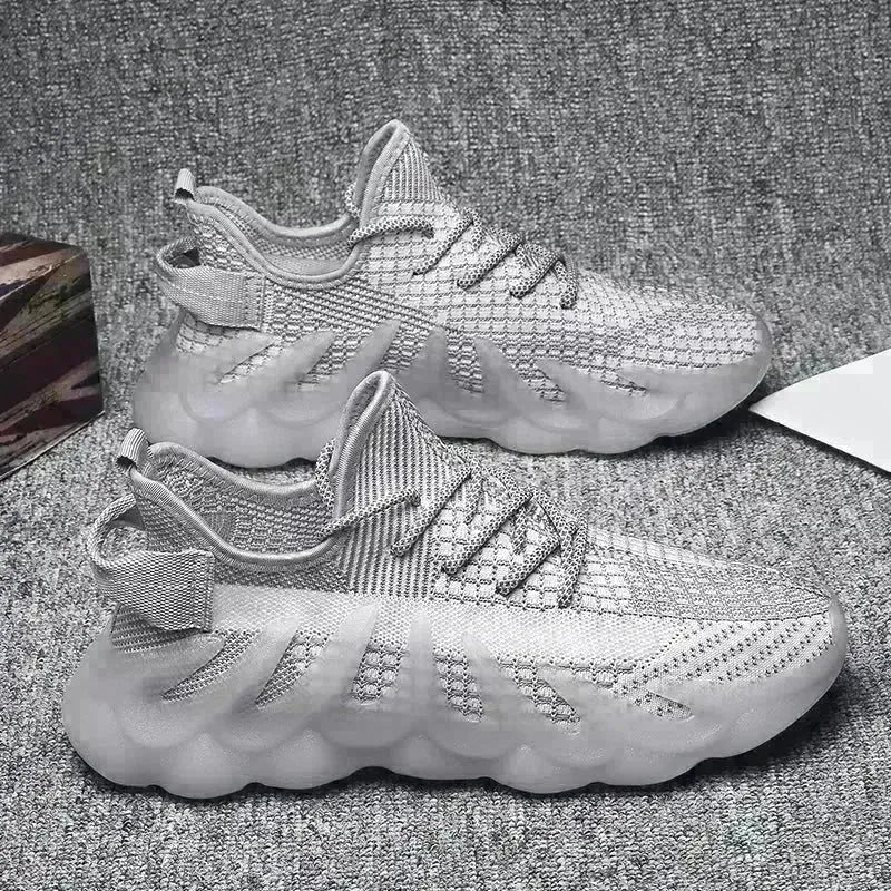 Fashion Sneakers With Wave Sole Cool Sports Shoes Men - EX-STOCK CANADA