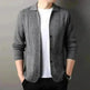 Slim fit Knitted Cardigan sweater For Young Men Workwear for fall Winter - EX-STOCK CANADA