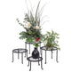 Metal Plant Stand 4 In 1 Potted Irons Planter Supports Floor Flower Pot Round Rack Display EX-STOCK