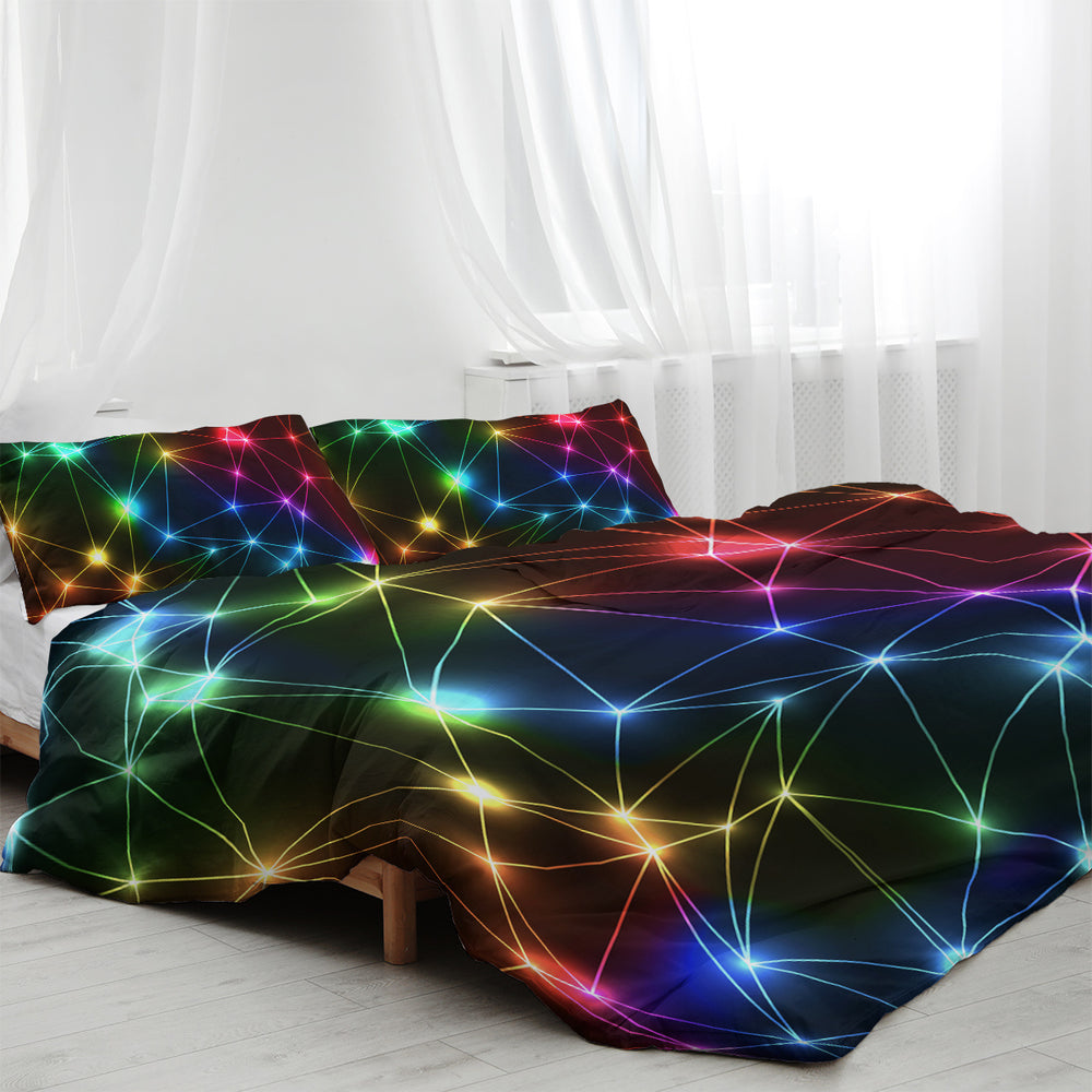 Gorgeous Starlight Duvet Cover Set Single 3pcs Colorful Microfiber Kids Bedding Set EX-STOCK Canada 