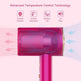 Water Ionic Hair Dryer, 1800W Blow Dryer With Magnetic Nozzle 2 Speed And 3 Heat Settings Powerful Low Noise Fast Drying Travel Hair Dryer For Home Travel EX-STOCK Canada 