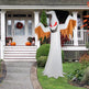 12ft 4pcs LED Lights Giant Scary Ghost Flames And Flashing Red Eyes Inflatable Halloween Decoration EX-STOCK