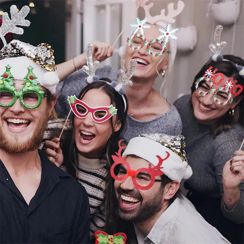 Christmas Creative Party Gathering Dress Up Glasses - EX-STOCK CANADA