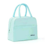 Twill Lunch Bag Office Worker Portable Insulated Bag