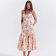 Spring And Summer Comely Pastoral Style Sling Floral A Swing Cake Dress - EX-STOCK CANADA