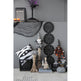 10x8.3x13.5 Cardboard Lighted Haunted House, Black Beige Tabletop Holiday Halloween Decor, Battery Powered EX-STOCK