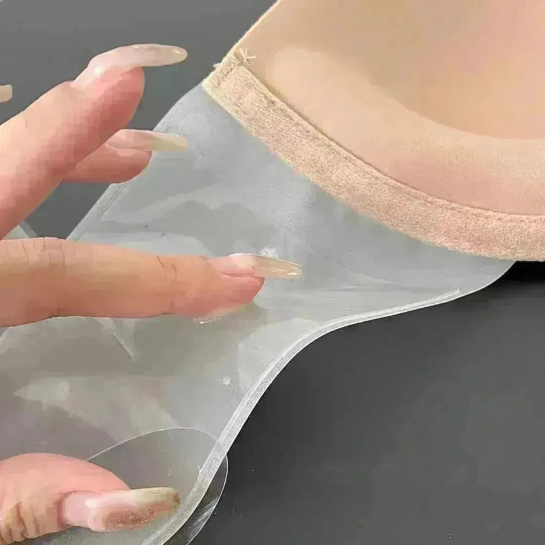 Strapless Bra Beauty Back Chest Stick on bra Push Up Invisible Non-slip Underwear Low back bra