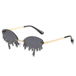 Sunglasses Personality Tear-shaped Visor Glasses EX-STOCK Canada 