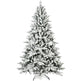 7FT Unlit Christmas Tree, Hinged Artificial Trees 1514 Premium PVC Branches EX-STOCK Canada 