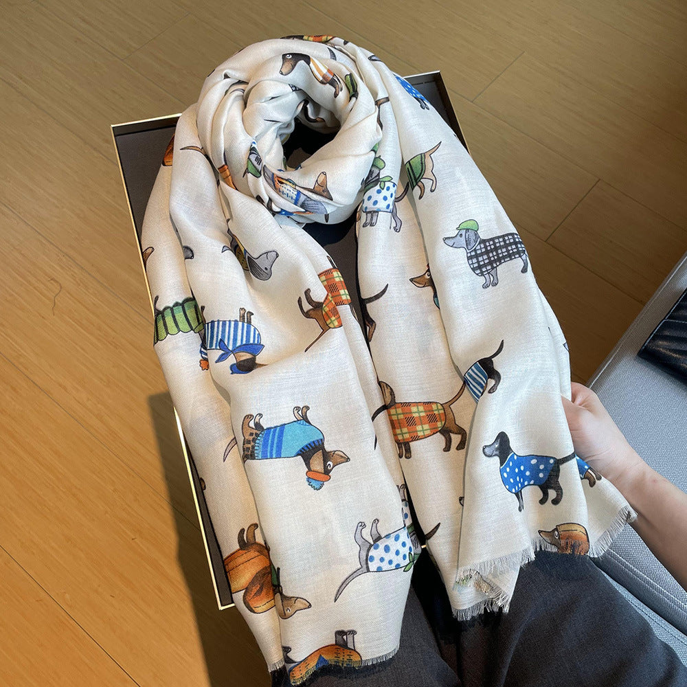 Autumn And Winter Cotton And Linen Scarf | EX-STOCK product gallery photo 11