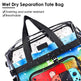 1Pc Clear Crossbody Bag Stadium Approved Clear Transparent Shoulder Bag See Through Zip Pouch Tote Bag Handbag With 11LBS Load EX-STOCK