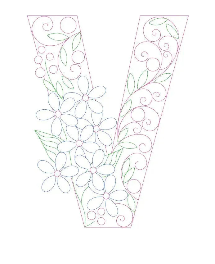 Paper Filigree Painting Kit - Letters - EX-STOCK CANADA