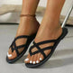 Casual Slides on flat Rubber Slippers for women - EX-STOCK CANADA