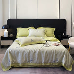 Tencel Summer Duvet Four-piece Washed Silk EX-STOCK Canada 