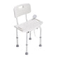 Shower Chair, Shower Seat With Back, Adjustable Height Shower Stool, Shower Chair For Inside Shower Bathtub, Non-slip Bathroom Bench Bath Chair For Elderly Disabled Handicap, 350 Lbs Capacity EX-STOCK