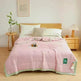 Washable Raw Cotton Summer Cooling Quilt Sage duvet cover - EX-STOCK CANADA
